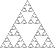 Zooming into Sierpinski Triangle